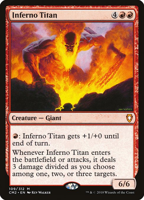 Commander Anthology Volume II - 109 - Inferno Titan - Mythic - R - Non-foil