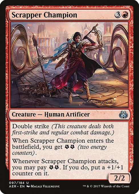 Aether Revolt - 97 - Scrapper Champion - Uncommon - R - Non-foil
