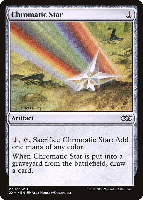 Double Masters - 239 - Chromatic Star - Common - C - Foil