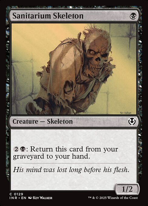 Innistrad Remastered - 129 - Sanitarium Skeleton - Common - B - Non-foil