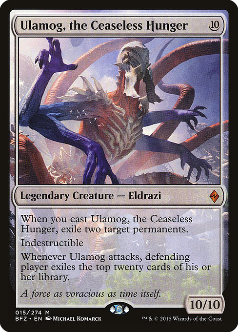 Battle for Zendikar - 15 - Ulamog, the Ceaseless Hunger - Mythic - C - Non-foil