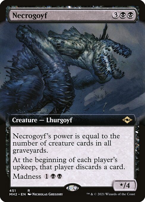 Modern Horizons 2 - 451 - Necrogoyf - Rare - B - Foil