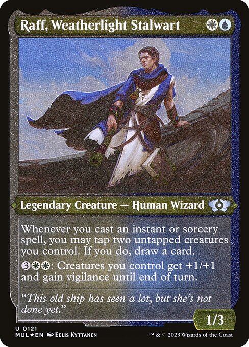 Multiverse Legends - 121 - Raff, Weatherlight Stalwart - Uncommon - WU - Non-foil