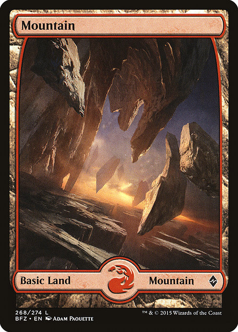 Battle for Zendikar - 268 - Mountain - Common - C - Non-foil