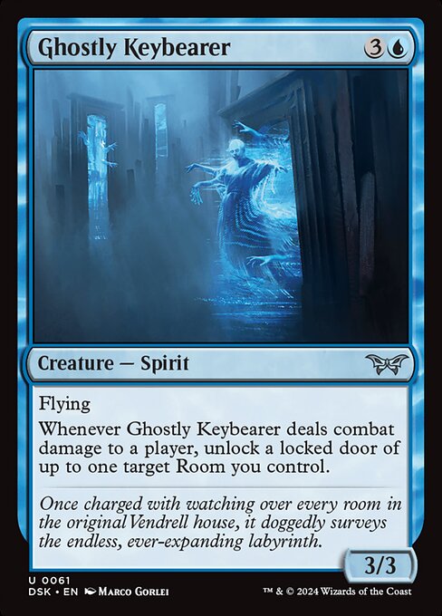 Duskmourn: House of Horror - 61 - Ghostly Keybearer - Uncommon - U - Non-foil