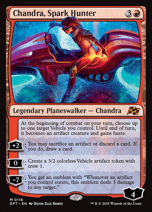 Aetherdrift - 116 - Chandra, Spark Hunter - Mythic - R - Non-foil