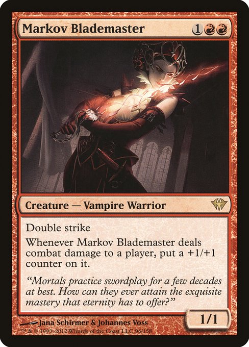Dark Ascension - 96 - Markov Blademaster - Rare - R - Non-foil
