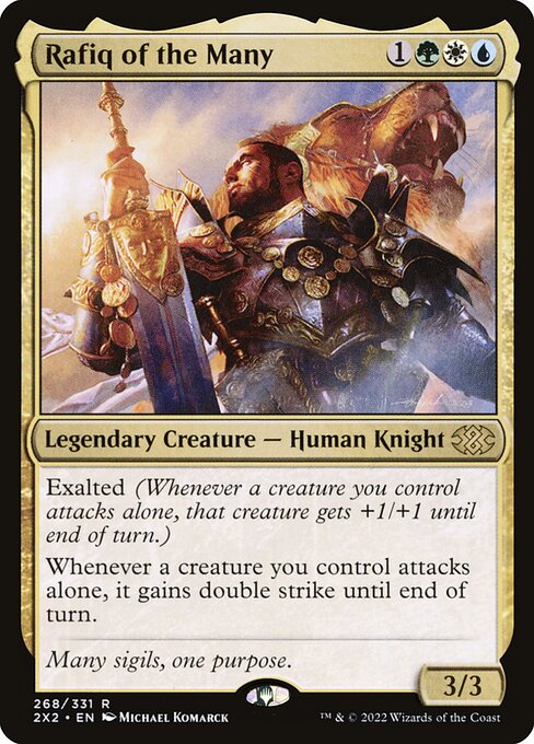 Double Masters 2022 - 268 - Rafiq of the Many - Rare - Multi - Non-foil