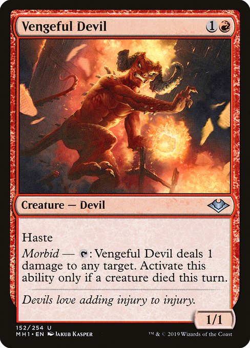 Modern Horizons - 152 - Vengeful Devil - Uncommon - R - Non-foil