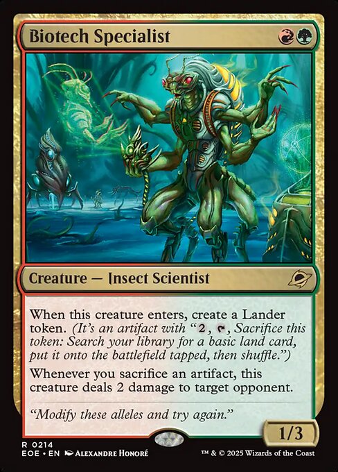 Edge of Eternities - 214 - Biotech Specialist - Rare - RG - Non-foil