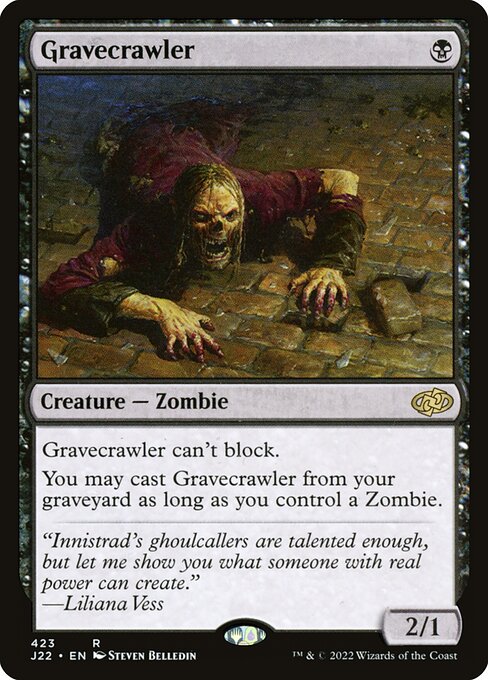 Jumpstart 2022 - 423 - Gravecrawler - Rare - B - Non-foil