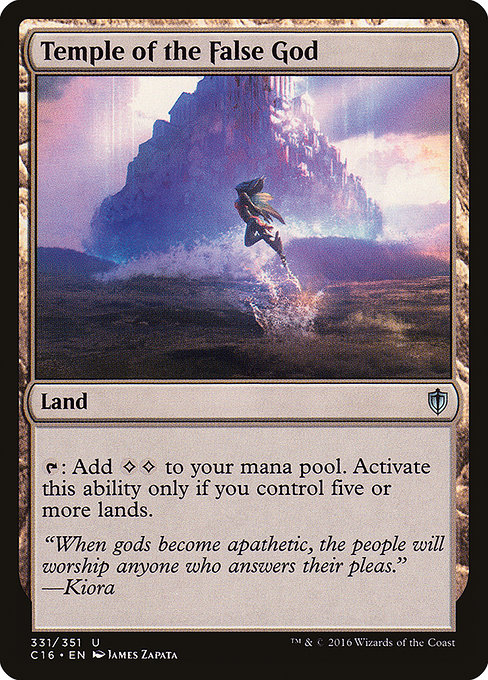 Commander 2016 - 331 - Temple of the False God - Uncommon - C - Non-foil