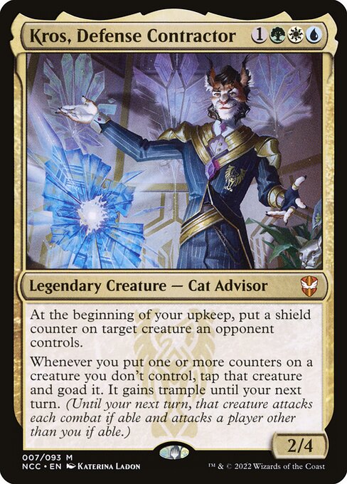 New Capenna Commander - 7 - Kros, Defense Contractor - Mythic - Multi - Non-foil
