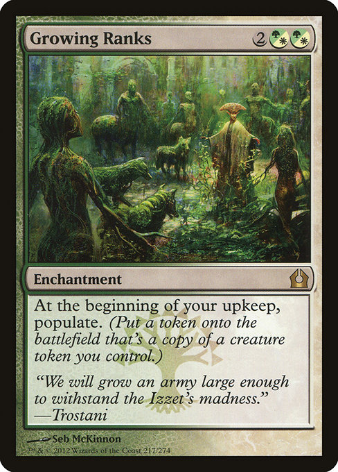 Return to Ravnica - 217 - Growing Ranks - Rare - WG - Non-foil