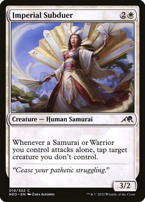 Kamigawa: Neon Dynasty - 19 - Imperial Subduer - Common - W - Non-foil