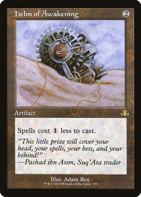 Dominaria Remastered - 379 - Helm of Awakening - Rare - C - Non-foil