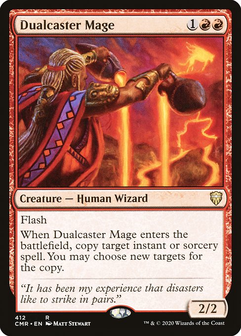 Commander Legends - 412 - Dualcaster Mage - Rare - R - Non-foil