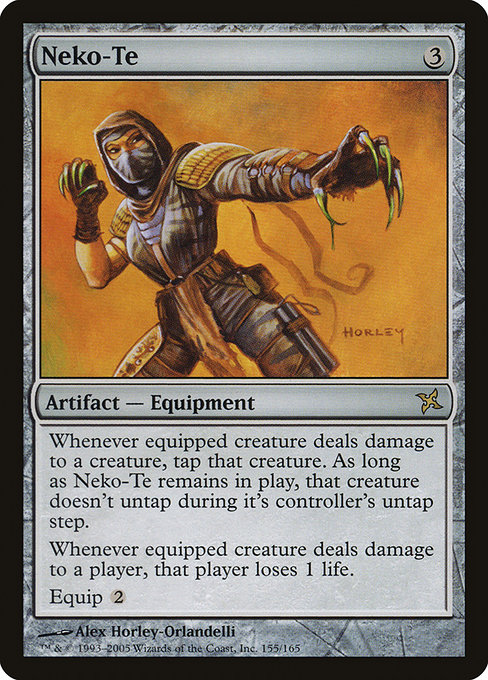 Betrayers of Kamigawa - 155 - Neko-Te - Rare - C - Non-foil