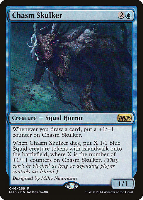 Magic 2015 - 46 - Chasm Skulker - Rare - U - Non-foil