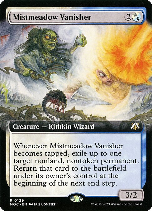 March of the Machine Commander - 129 - Mistmeadow Vanisher - Rare - WU - Non-foil