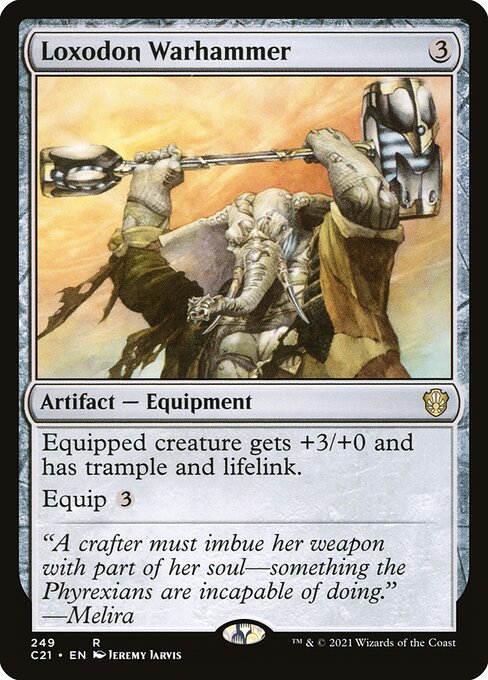 Commander 2021 - 249 - Loxodon Warhammer - Rare - C - Non-foil