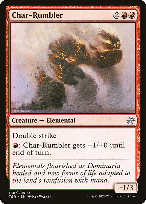 Time Spiral Remastered - 158 - Char-Rumbler - Uncommon - R - Non-foil