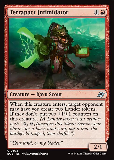 Edge of Eternities - 164 - Terrapact Intimidator - Uncommon - R - Non-foil