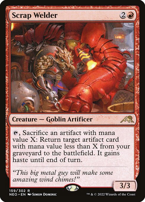 Kamigawa: Neon Dynasty - 159 - Scrap Welder - Rare - R - Non-foil