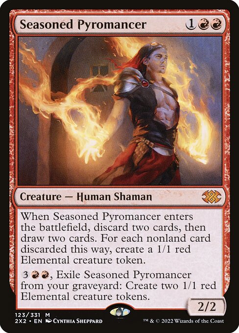 Double Masters 2022 - 123 - Seasoned Pyromancer - Mythic - R - Non-foil