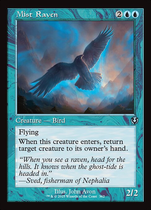 Innistrad Remastered - 362 - Mist Raven - Uncommon - U - Non-foil - Promo