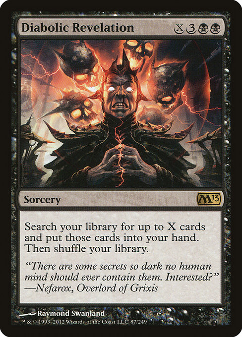 Magic 2013 - 87 - Diabolic Revelation - Rare - B - Non-foil