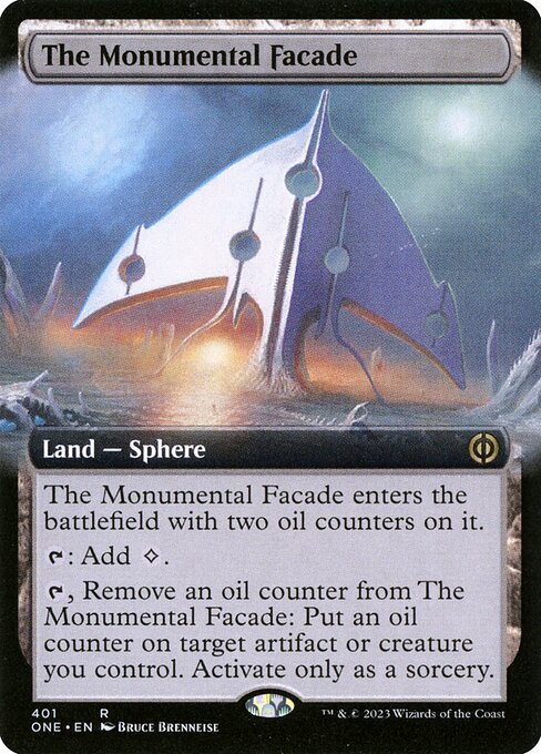Phyrexia: All Will Be One - 401 - The Monumental Facade - Rare - C - Non-foil