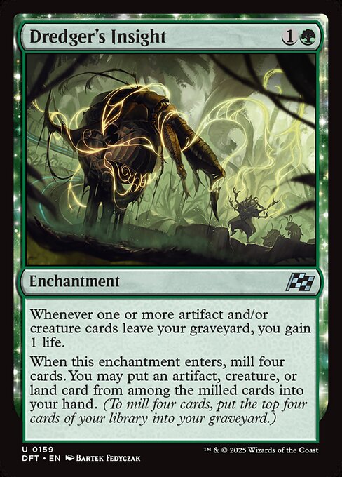 Aetherdrift - 159 - Dredger's Insight - Uncommon - G - Non-foil