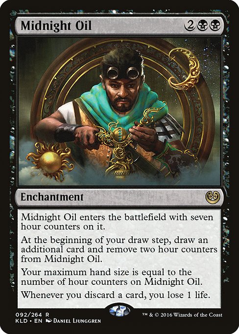 Kaladesh - 92 - Midnight Oil - Rare - B - Foil