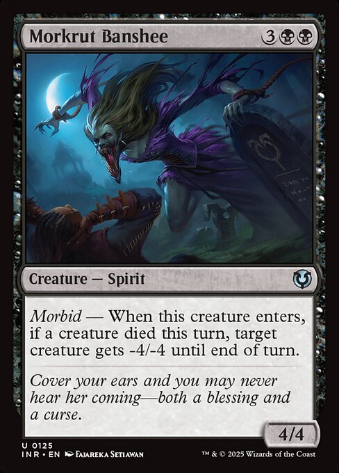 Innistrad Remastered - 125 - Morkrut Banshee - Uncommon - B - Non-foil