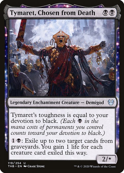 Theros Beyond Death - 119 - Tymaret, Chosen from Death - Uncommon - B - Non-foil