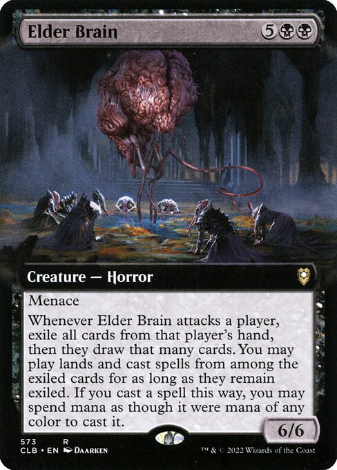 Commander Legends: Battle for Baldur's Gate - 573 - Elder Brain - Rare - B - Foil