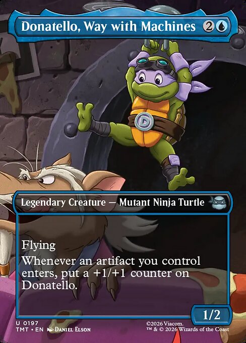 Teenage Mutant Ninja Turtles - 197 - Donatello, Way with Machines - Uncommon - U - Non-foil