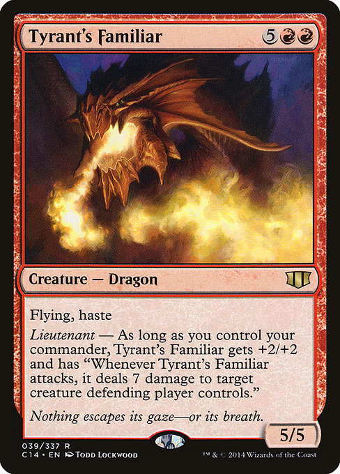 Commander 2014 - 39 - Tyrant's Familiar - Rare - R - Non-foil