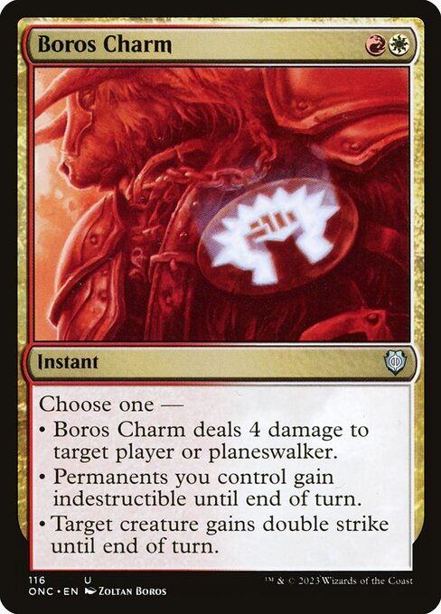 Phyrexia: All Will Be One Commander - 116 - Boros Charm - Uncommon - WR - Non-foil
