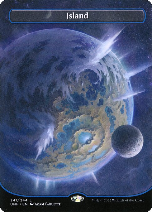 Unfinity - 241 - Island - Common - C - Foil