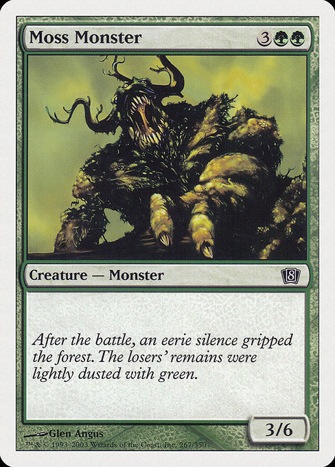 Eighth Edition - 267 - Moss Monster - Common - G - Non-foil