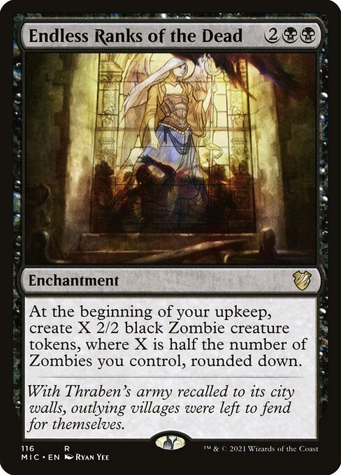 Midnight Hunt Commander - 116 - Endless Ranks of the Dead - Rare - B - Non-foil