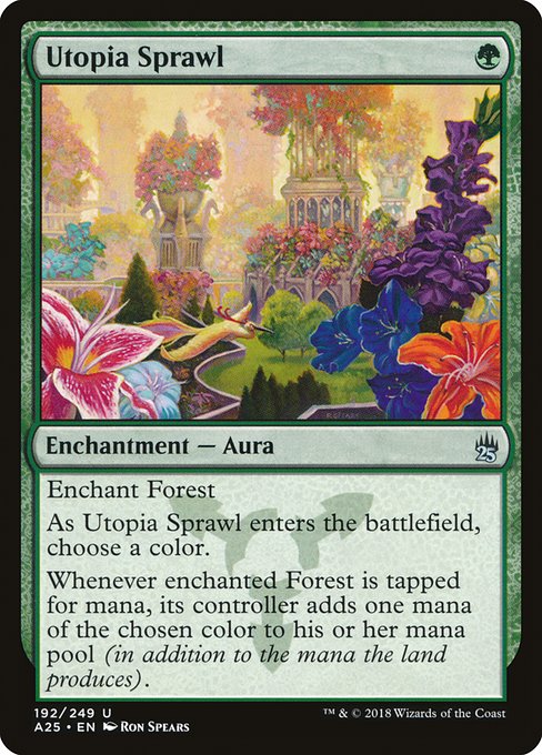 Masters 25 - 192 - Utopia Sprawl - Uncommon - G - Non-foil