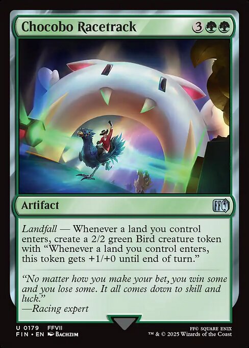 Final Fantasy - 179 - Chocobo Racetrack - Uncommon - G - Non-foil