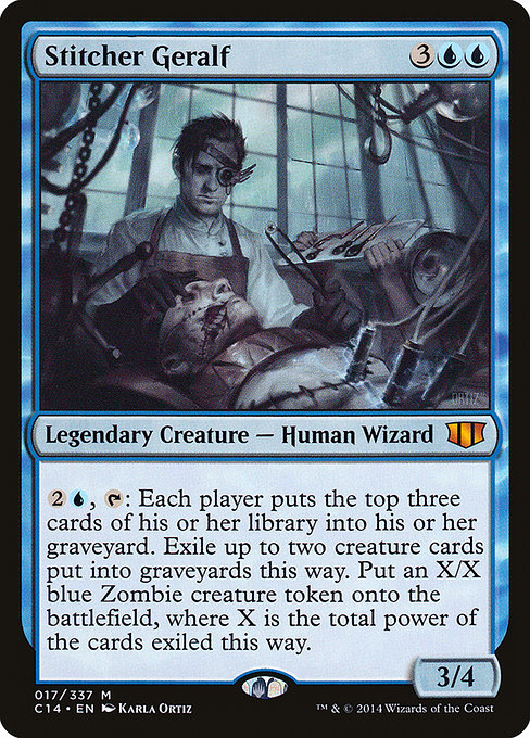 Commander 2014 - 17 - Stitcher Geralf - Mythic - U - Non-foil