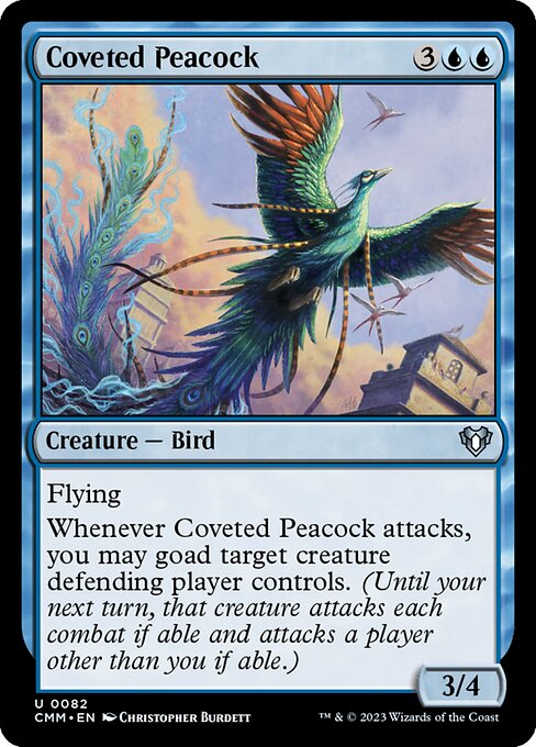 Commander Masters - 82 - Coveted Peacock - Uncommon - U - Non-foil