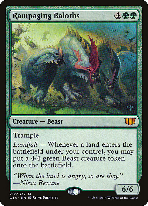 Commander 2014 - 212 - Rampaging Baloths - Mythic - G - Non-foil