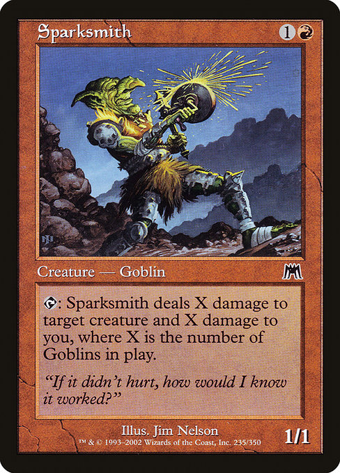 Onslaught - 235 - Sparksmith - Common - R - Non-foil