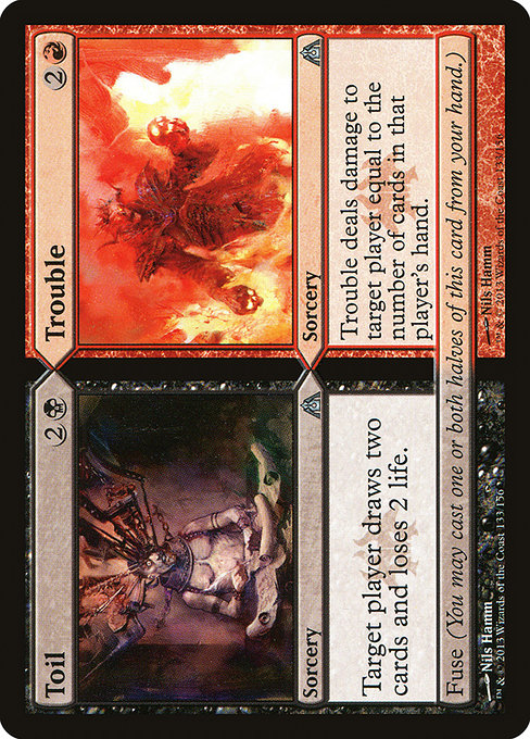 Dragon's Maze - 133 - Toil // Trouble - Uncommon - BR - Non-foil